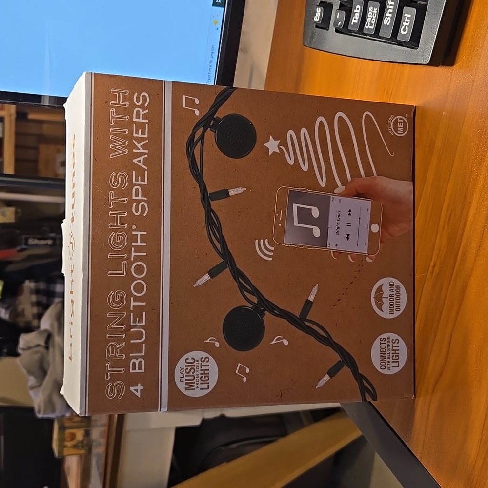 Bright Tunes string lights with Bluetooth speakers